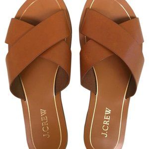 J.Crew Leather Slides